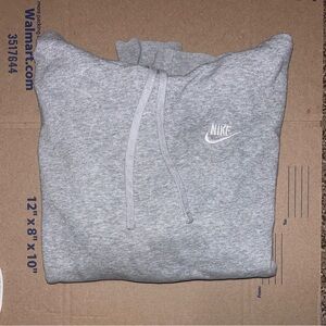 Nike grey sweatshirt hoodie size medium